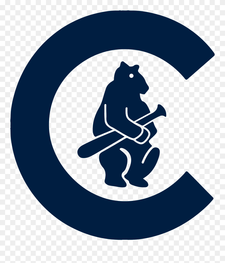Old School Chicago Cubs Logo Clipart