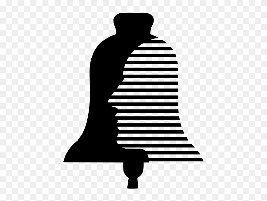 Bell Head Silhouette - Bell Silhouette Clipart