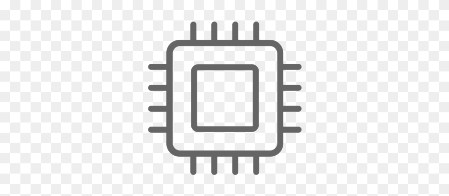 Hardware - Cpu Icon Free Clipart