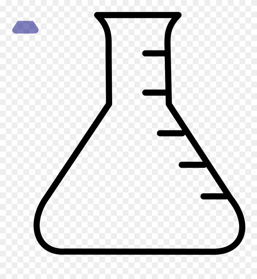 Pale Blue Flask Svg Clip Arts - Chemistry Clipart Transparent - Png Download