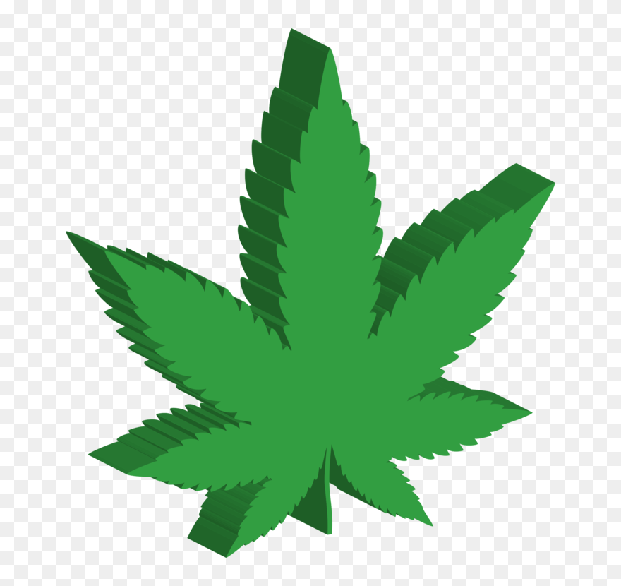 Plant,flower,leaf - Weed Leaf 3d Png Clipart