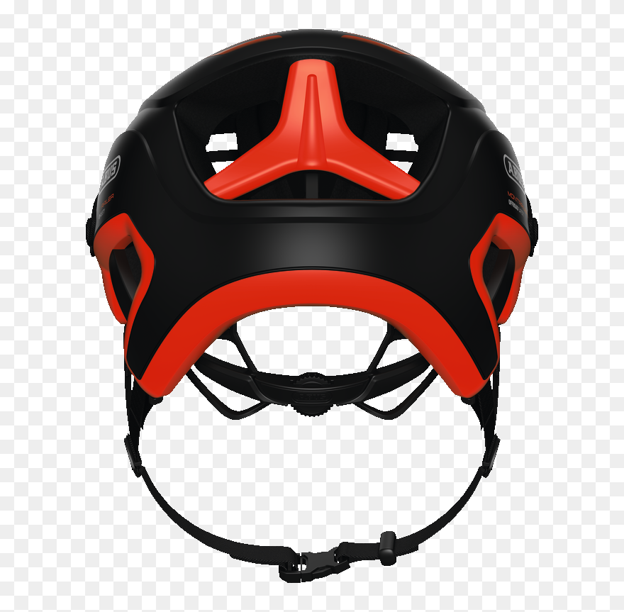Montrailer Shrimp Orange Back View - Abus Montrailer Ace Mips Helmet Midnight Montrailer Clipart