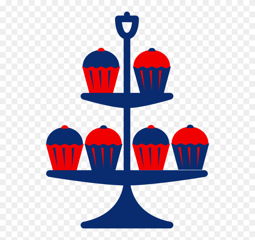 Area,artwork,line - Blue Cake Stand Clipart - Png Download