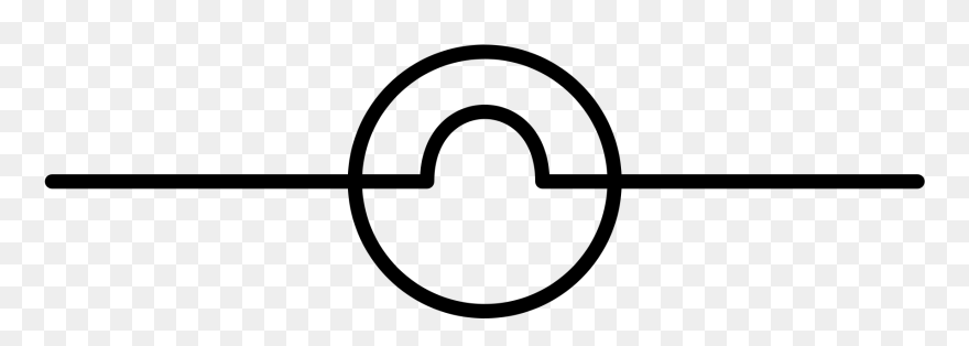 Ammeter Symbol - Symbol For A Lamp Clipart