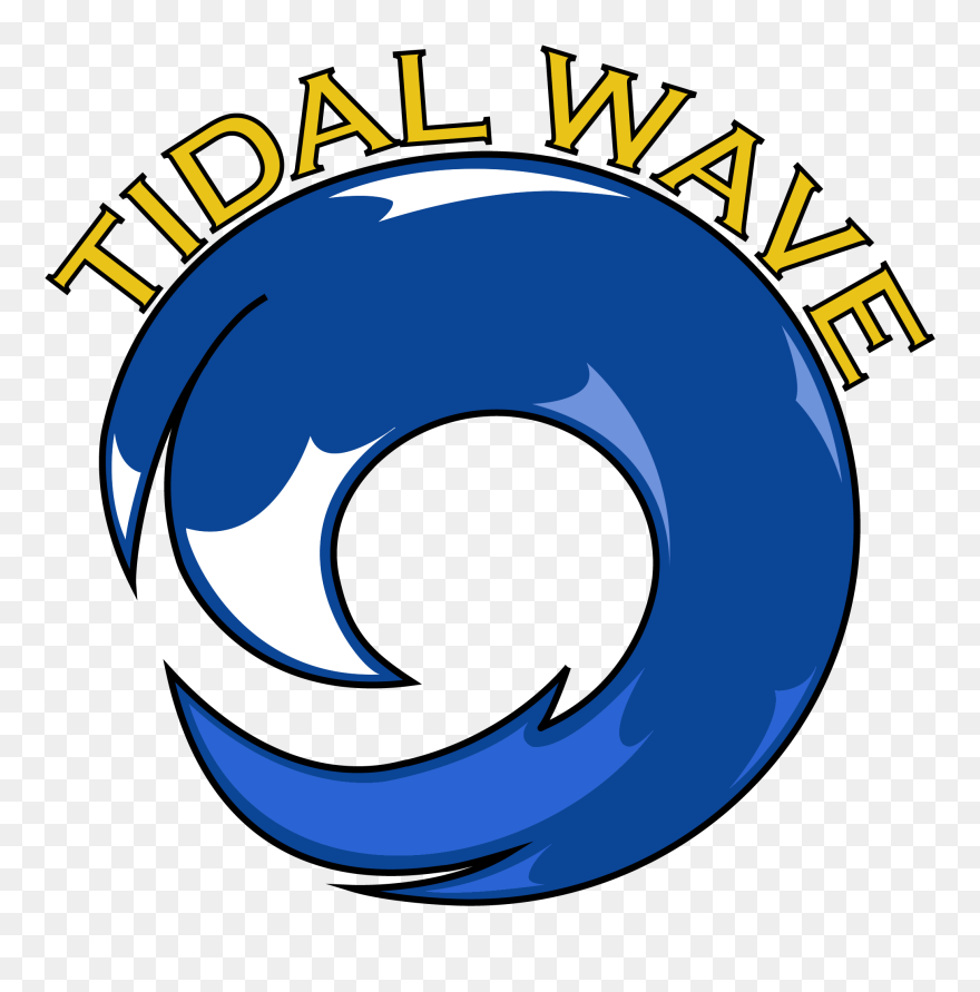 Tidal Wave Logo - Circle Clipart