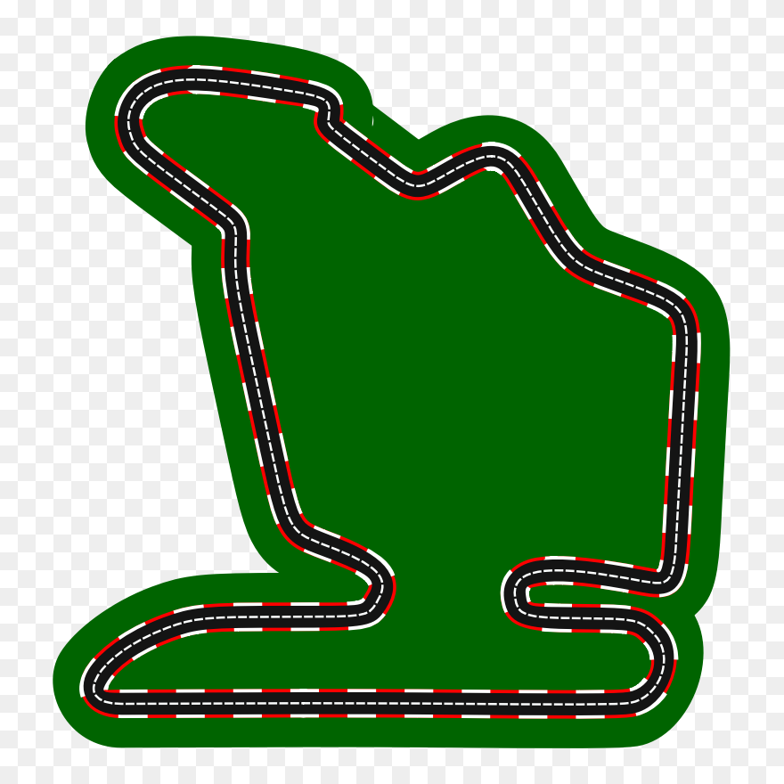 F1 Circuits 2014-2018 - Racetrack Clipart - Png Download