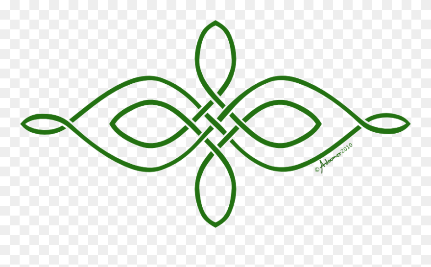 Simple Horizontal Celtic Knot By Adoomer-d35qedf - Simple Celtic Love Knot Clipart
