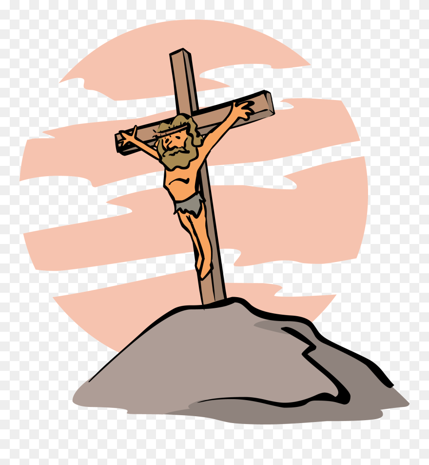 Jesus Easter Clipart - Easter Jesus On The Cross Clipart - Png Download