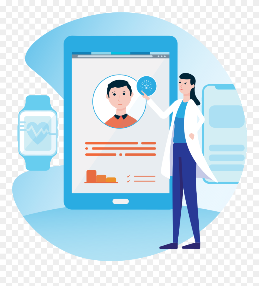 Illustration Patient Experience Step3 Longterm-relationship Clipart