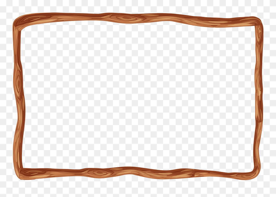 Cartoon Wooden Frame Png Clipart