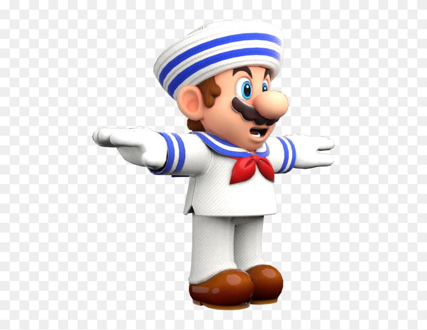 Super Mario Odyssey - Mario T Pose Png Clipart