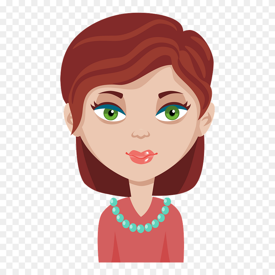 Female Cartoon Avatar Clipart - Women Avatar - Png Download