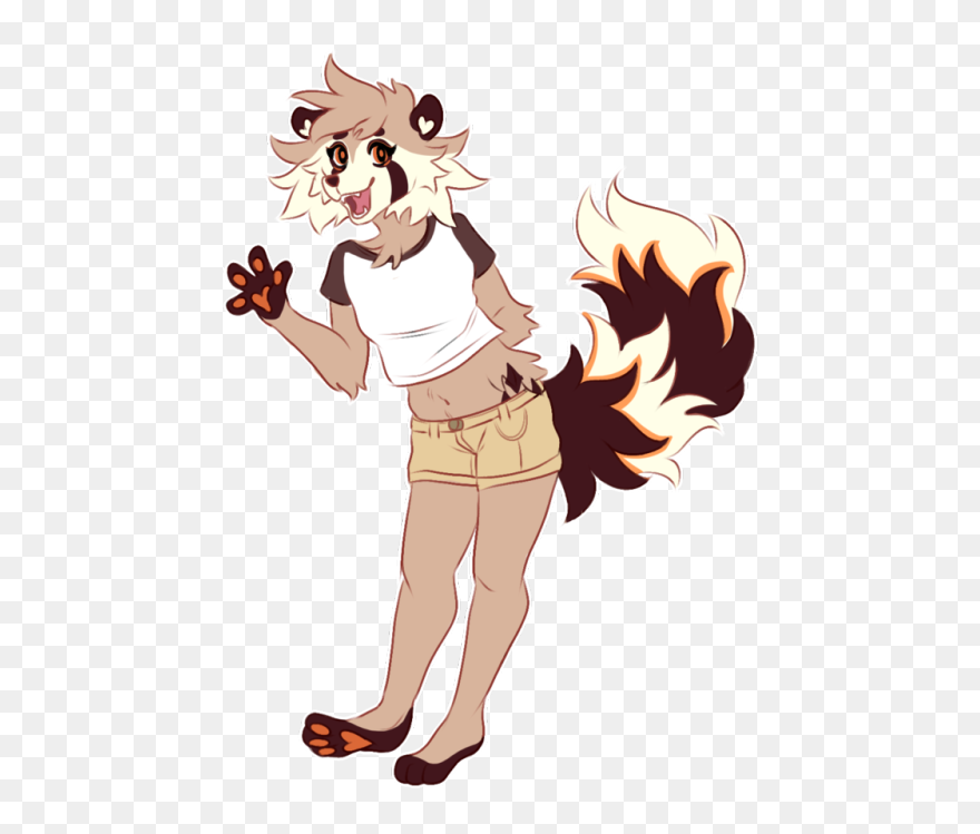 Fursona Raccoon Furry Art Clipart