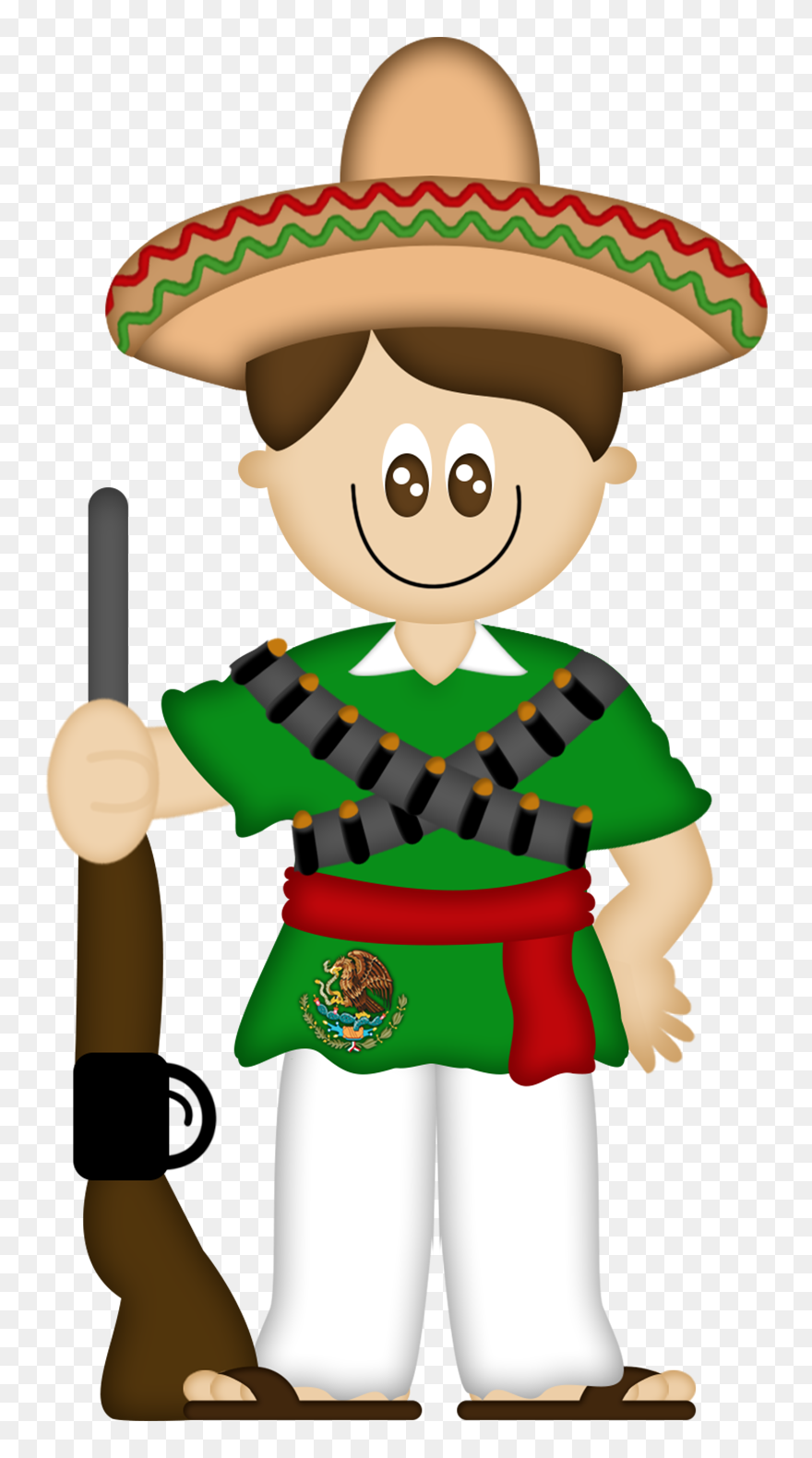 Mexico Money Clipart Vector Freeuse Download Pessoas - Figuras Del 15 De Septiembre - Png Download
