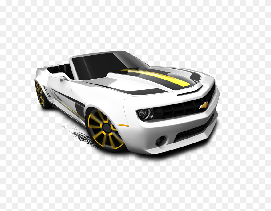 Desenho Carro Hot Wheels Amarelo Clipart