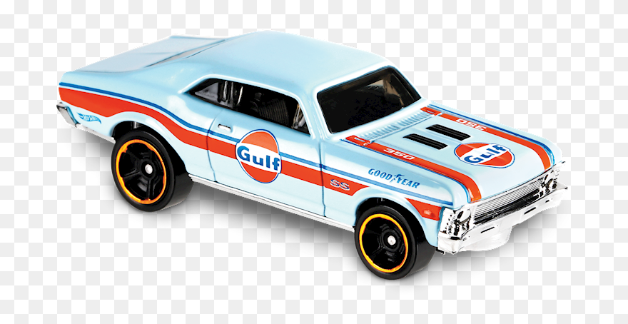 Hot Wheels Chevy Nova Gulf Clipart