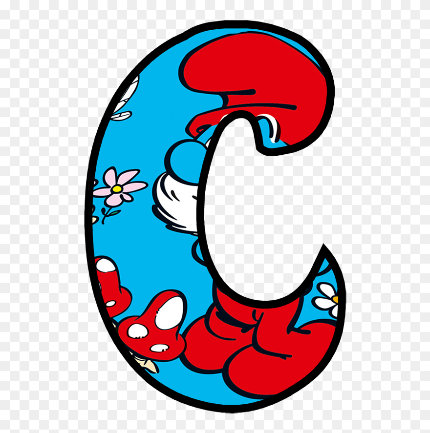 Smurf Letters Clipart