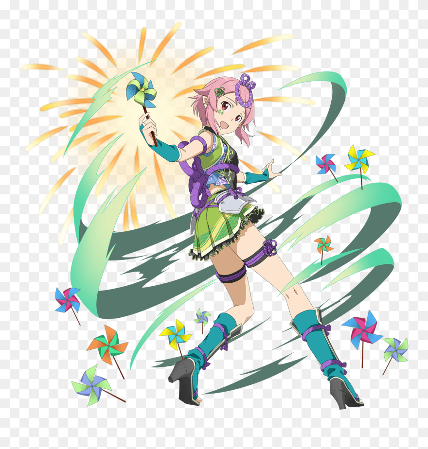 Asuna Clipart Design - Sword Art Online Memory Defrag Lisbeth - Png Download
