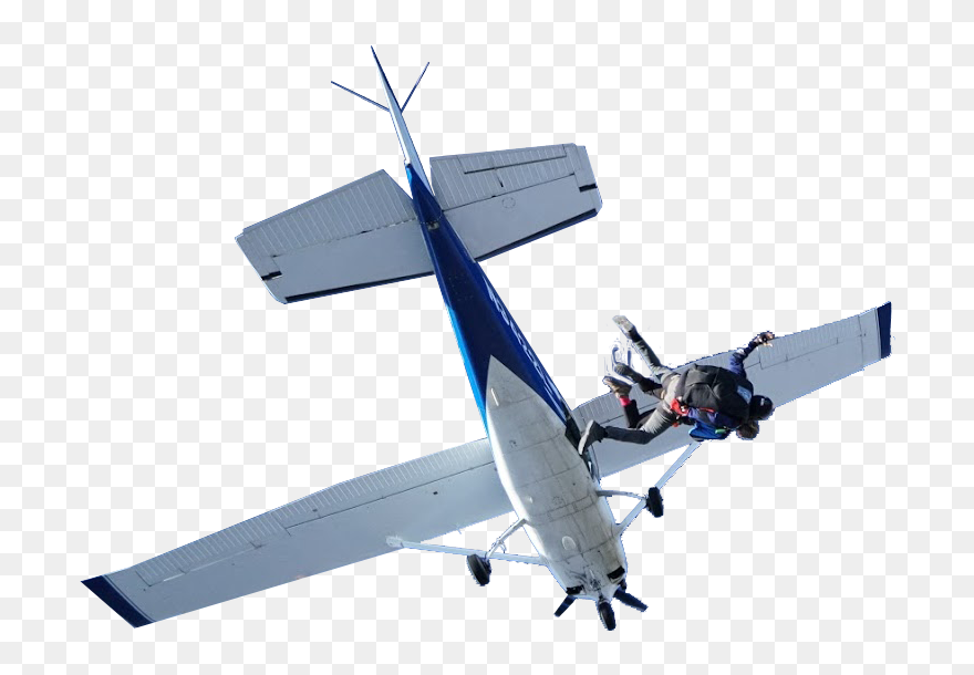 New 18,000*ft Oxygen Jump - Skydiving Plane Png Clipart
