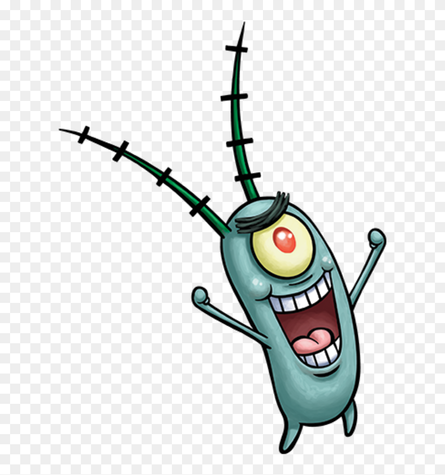Villains Wiki - Plankton Spongebob Clipart