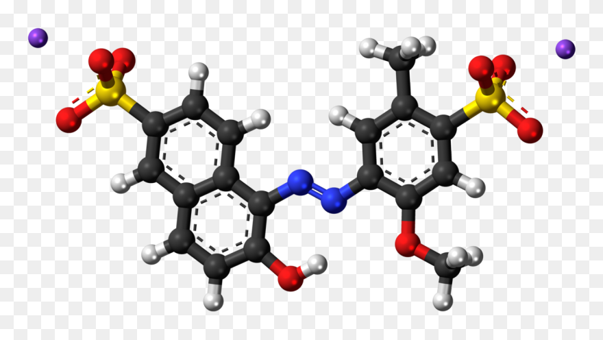 Flavonoid Molecules 3d Clipart