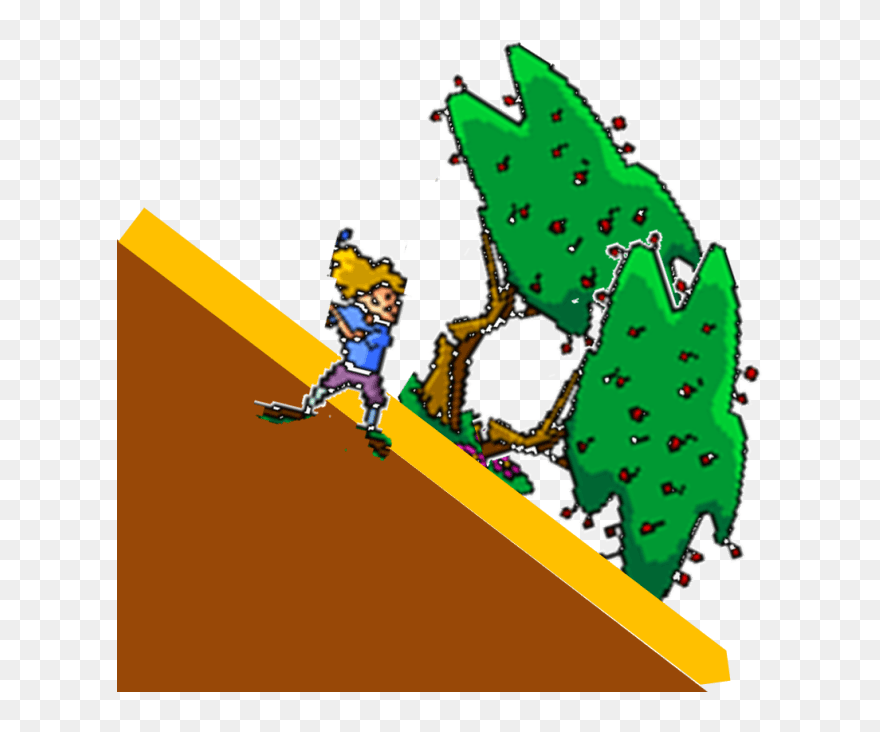 Image Of Slope - Cartoon Clipart (#5708775) - PinClipart