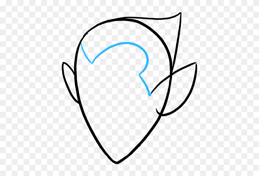 How To Draw A Vampire - Line Art Clipart