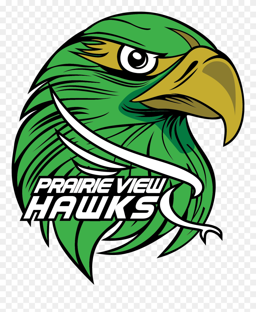 School Logo - Prairie View Elementary Hawks Clipart