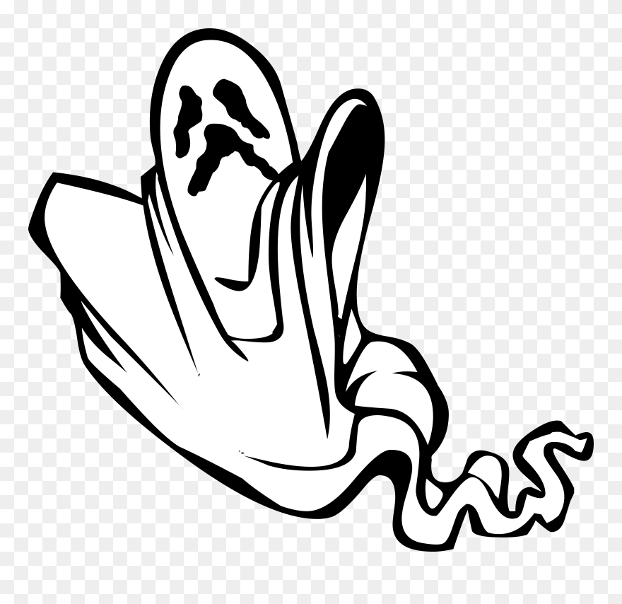 Clipart Ghost White Thing - Ghost Clip Art - Png Download