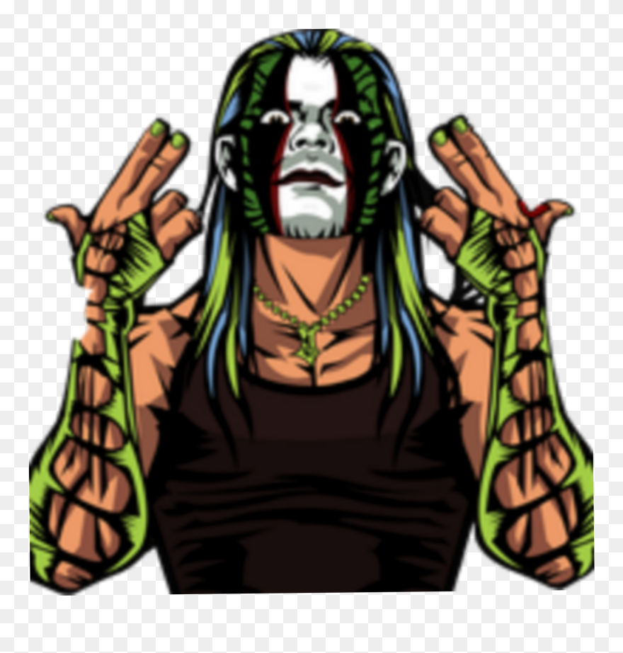 #wwe Cartoon - Jeff Hardy Wallpaper 4k Clipart