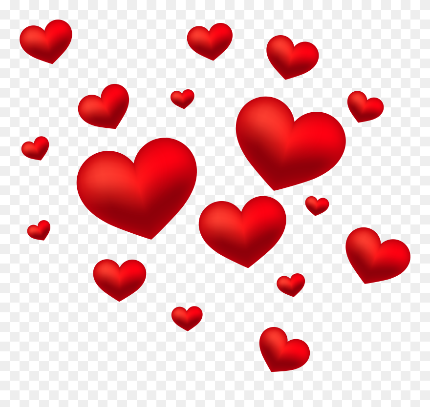 Heart Clip Art - Hearts Clipart Transparent Background - Png Download