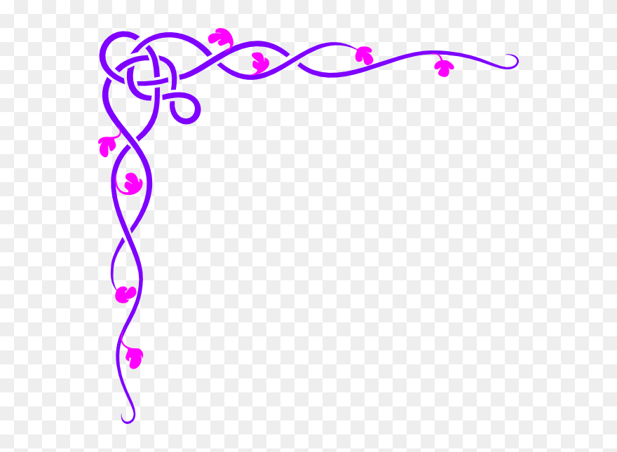 Pink And Blue Borders Clipart (5709051) PinClipart