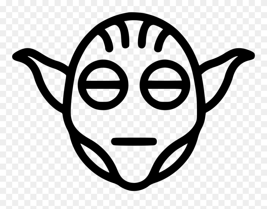 Yoda - Yoda Face Icon Vector Free Png Clipart