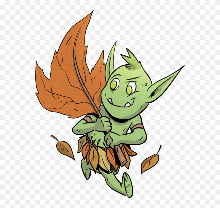 08 - Leaf Hunter - Cartoon Clipart