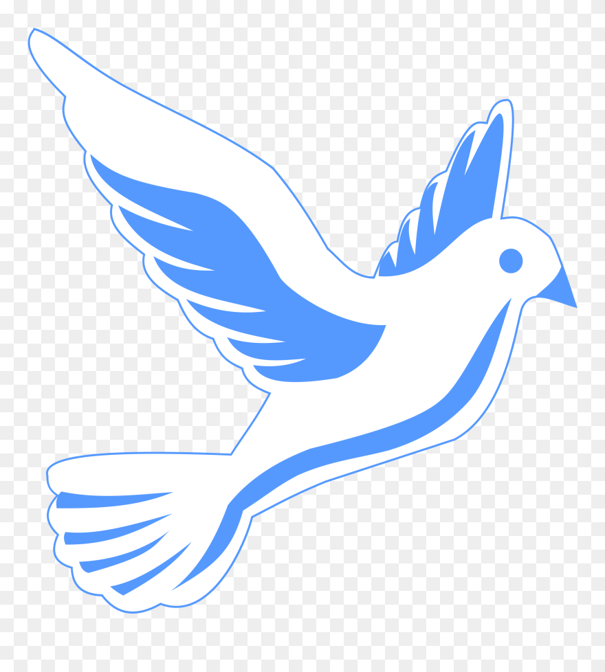Blue Dove Transparent Clipart