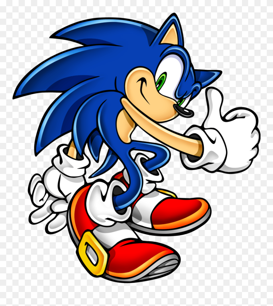 Sonic Clip Art - Sonic Takes Off Shoes - Png Download