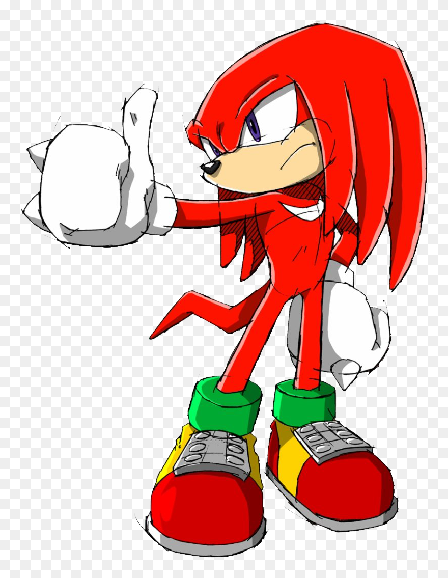 Sonic Channel Transparent Background - Knuckles The Echidna Sonic Channel Clipart