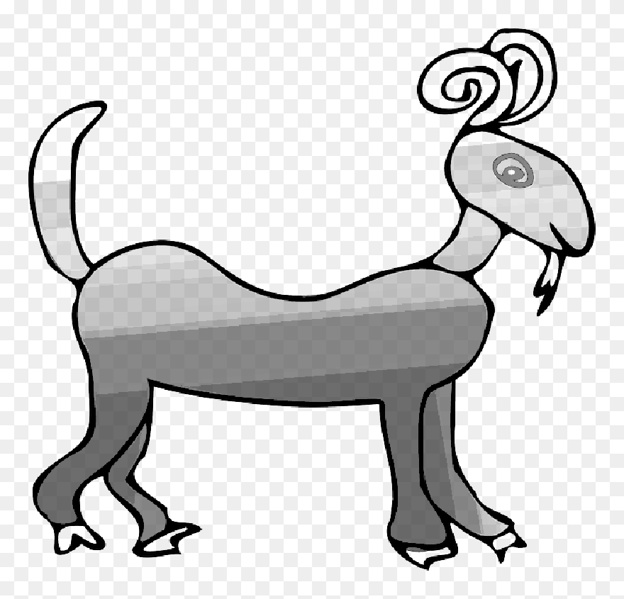 Cartoon, Ram, Animal, Mutant - Clip Art - Png Download