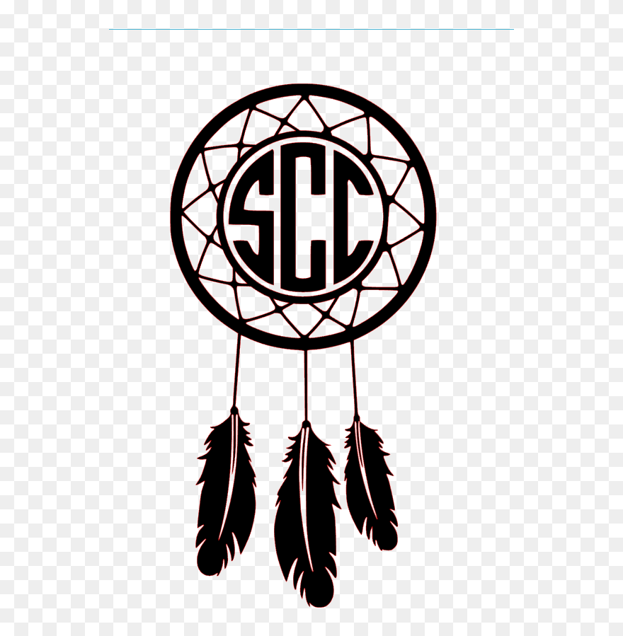 Dreamcatcher Transparent Clip Art - Dream Catcher Black And White - Png Download