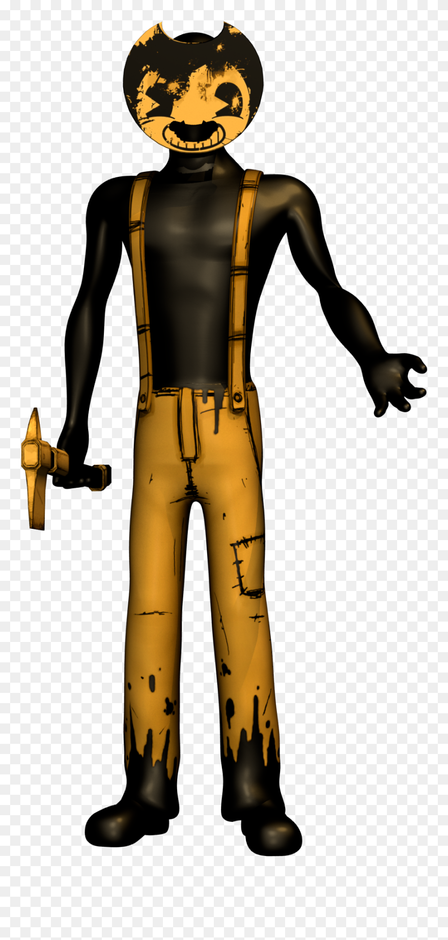 Transparent Suspenders Clip Art - Bendy Sammy Png