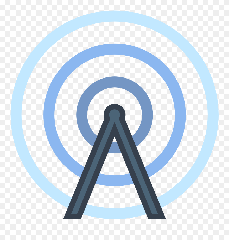 Radio Tower Icon - Fixed Wireless Access Logo Clipart
