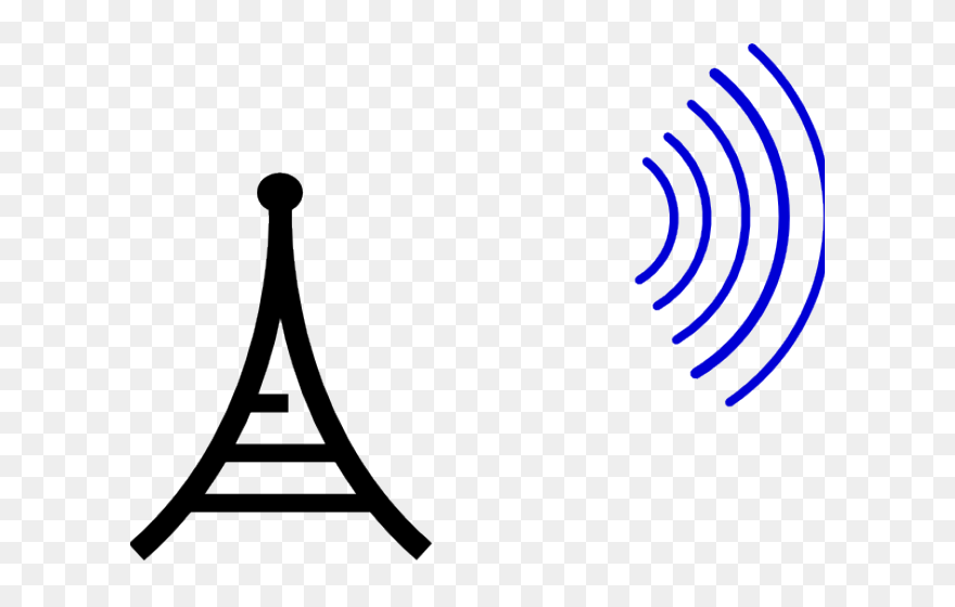 Transparent Radio Tower Clipart - Radio Wave Animated Gif - Png Download