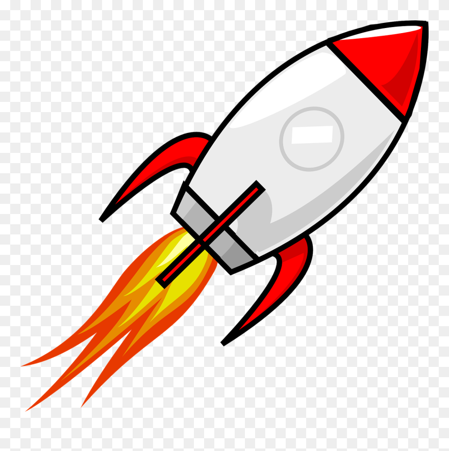 Rocketship Clipart - Png Download