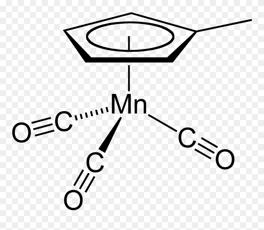 Methylcyclopentadienyl Manganese Tricarbonyl Clipart