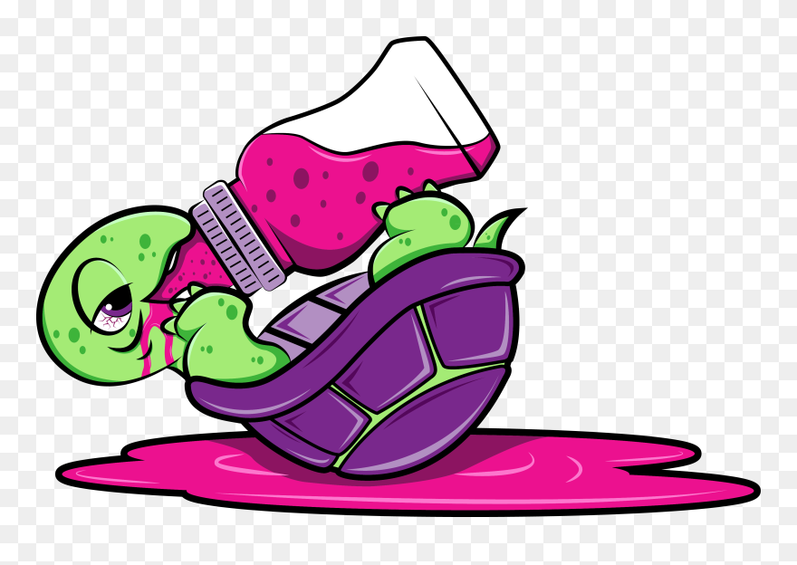 Purple Turtle, Png Download Clipart