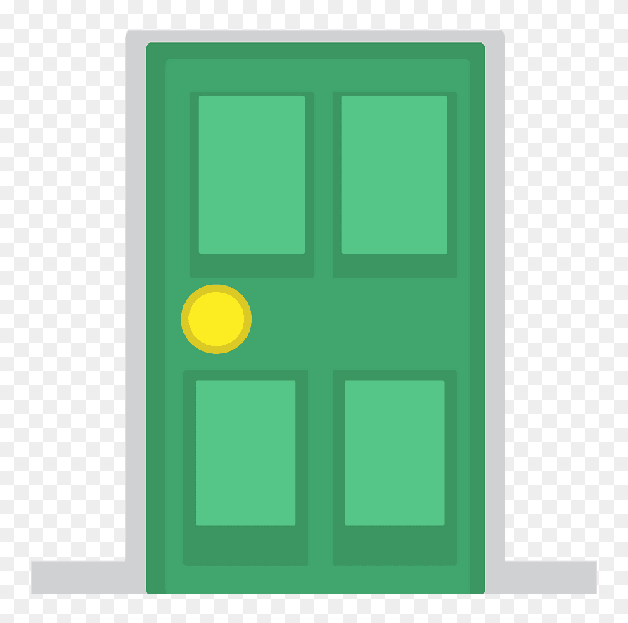 Door Emoji Clipart - Home Door - Png Download