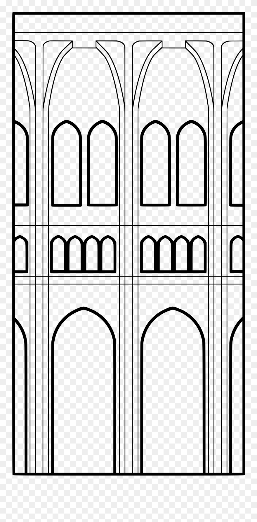 Triforium Meaning Clipart