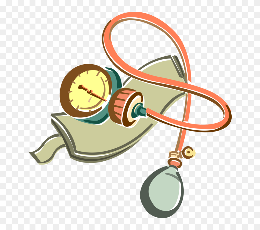 Blood Pressure Monitor Cartoon Clipart