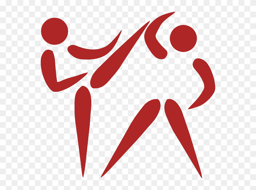 Clip Art Self Defence Black And White - Png Download