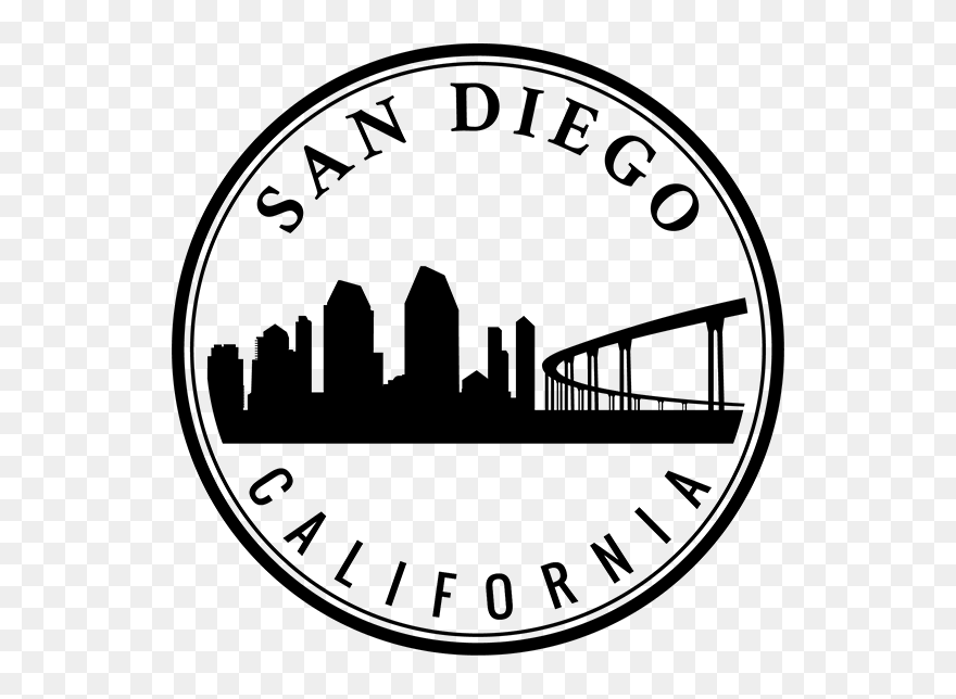 Clip Art San Diego Skyline Outline - Png Download